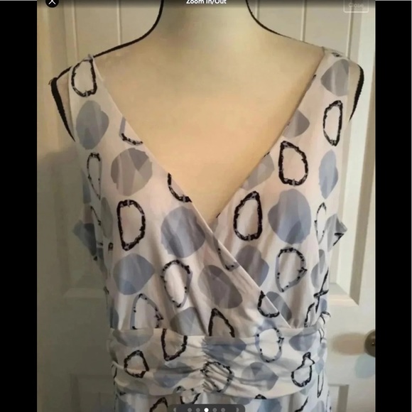 Miss Alliage Circular Print Midi Dress - Picture 3 of 6